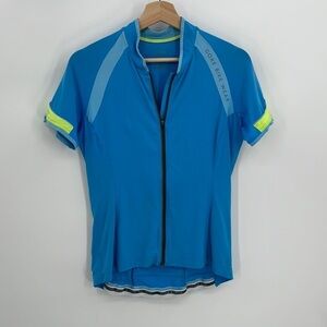 Gore L Bike Wear Power 3.0 cerulean blue Short Sleeve Cycling Shirt